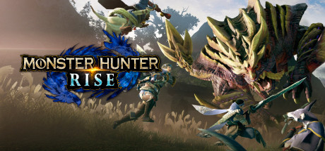 Steam header art for MONSTER HUNTER RISE
