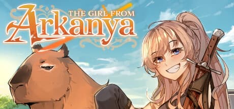 Steam header art for The Girl from Arkanya
