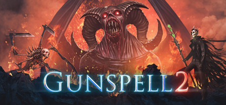 Steam header art for Gunspell 2