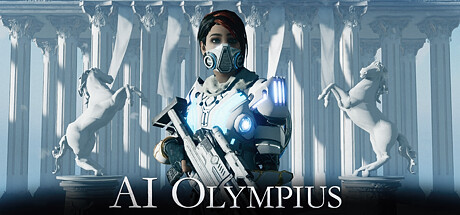 Steam header art for AI Olympius