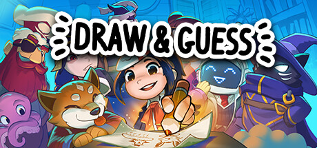 Steam header art for Draw & Guess