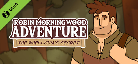 Steam header art for Robin Morningwood Adventure Demo - A gay RPG