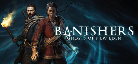 Steam header art for Banishers: Ghosts of New Eden