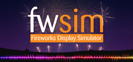 Steam header art for FWsim - Fireworks Display Simulator