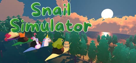 Steam header art for Snail Simulator
