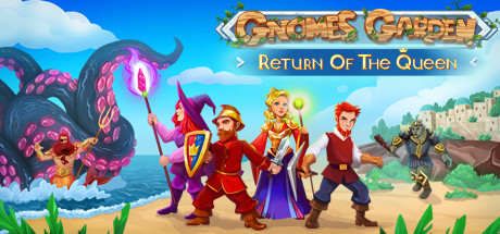 Steam header art for Gnomes Garden: Return Of The Queen