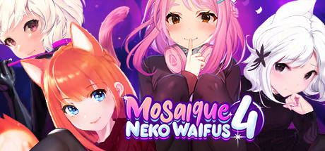 Steam header art for Mosaique Neko Waifus 4