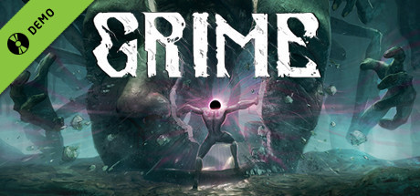 Steam header art for GRIME - Demo
