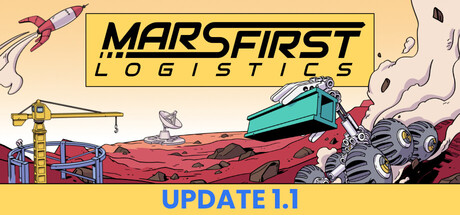 Steam header art for Mars First Logistics