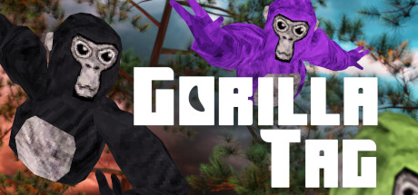 Steam header art for Gorilla Tag