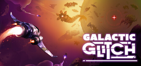 Steam header art for Galactic Glitch