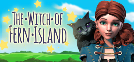 Steam header art for The Witch of Fern Island
