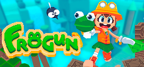 Steam header art for Frogun