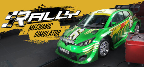 Steam header art for Rally Mechanic Simulator