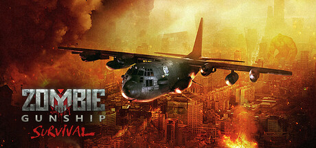 Steam header art for Zombie Gunship Survival