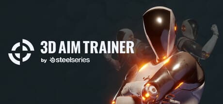 Steam header art for 3D Aim Trainer