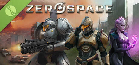 Steam header art for ZeroSpace Demo