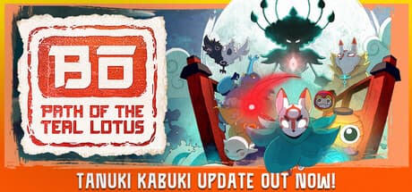 Steam header art for Bō: Path of the Teal Lotus