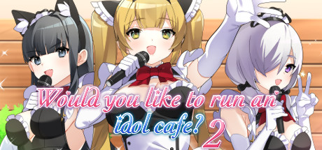Steam header art for Would you like to run an idol café? 2