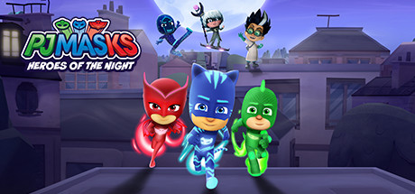 Steam header art for PJ Masks: Heroes of the Night