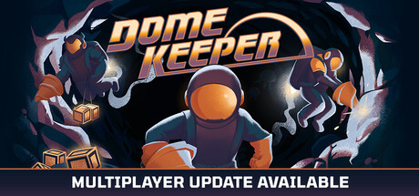 Steam header art for Dome Keeper