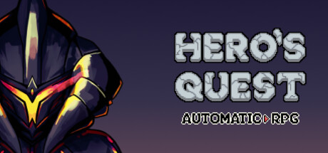 Steam header art for Hero's Quest: Automatic Roguelite RPG