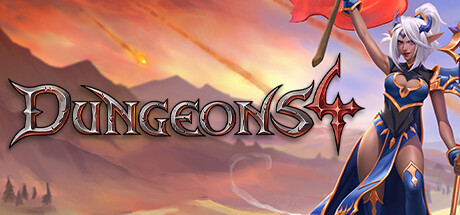 Steam header art for Dungeons 4