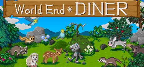 Steam header art for World End Diner