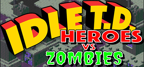 Steam header art for Idle TD: Heroes vs Zombies