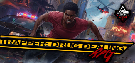 Steam header art for Trapper: Drug Dealing RPG