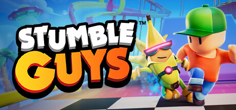 Steam header art for Stumble Guys