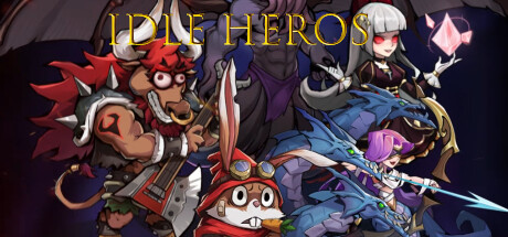 Steam header art for IDLE HEROS