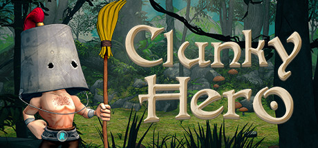Steam header art for Clunky Hero