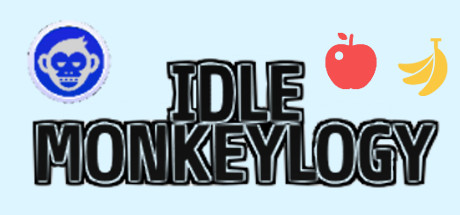 Steam header art for Idle Monkeylogy