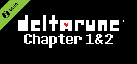 Steam header art for DELTARUNE (Chapter 1 & 2 DEMO)