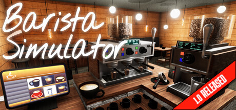 Steam header art for Barista Simulator