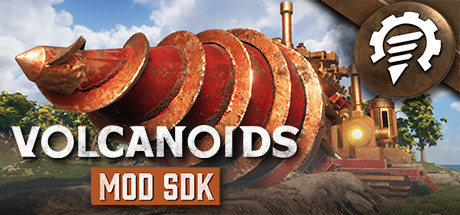 Steam header art for Volcanoids Mod SDK