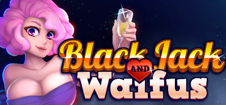 Steam header art for BLACKJACK and WAIFUS