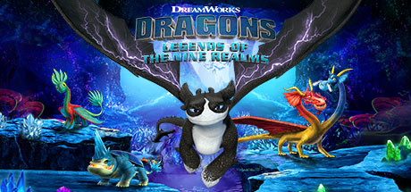 Steam header art for DreamWorks Dragons: Legends of The Nine Realms