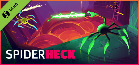 Steam header art for SpiderHeck Demo