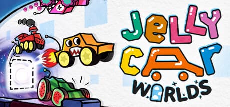 Steam header art for JellyCar Worlds