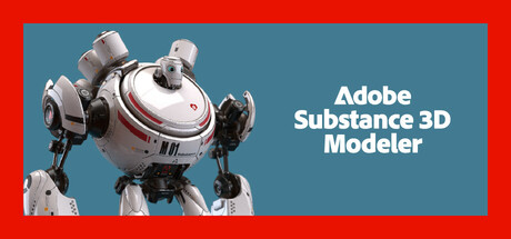 Steam header art for Substance 3D Modeler 2025