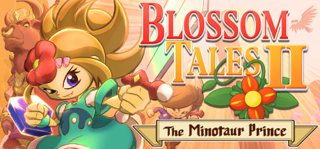 Steam header art for Blossom Tales 2: The Minotaur Prince