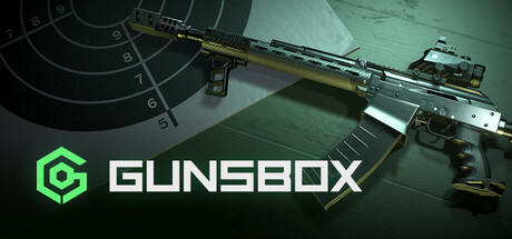 Steam header art for GunsBox VR