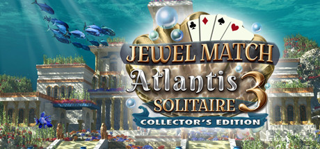 Steam header art for Jewel Match Atlantis Solitaire 3 - Collector's Edition