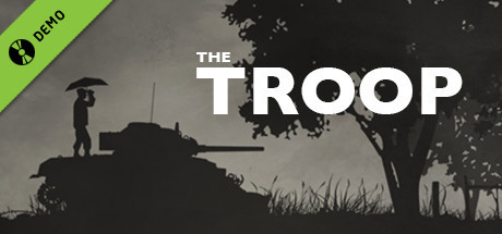 Steam header art for The Troop Demo