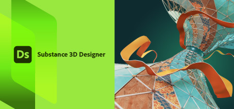 Steam header art for Substance 3D Designer 2022