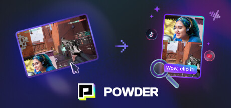 Steam header art for Powder
