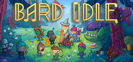 Steam header art for Bard Idle