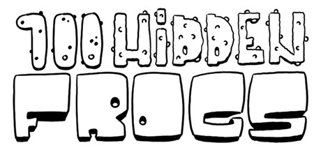 Steam header art for 100 hidden frogs